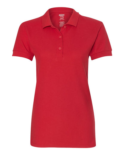 Gildan Premium Cotton® Women's Double Piqué Polo 82800L #color_Red