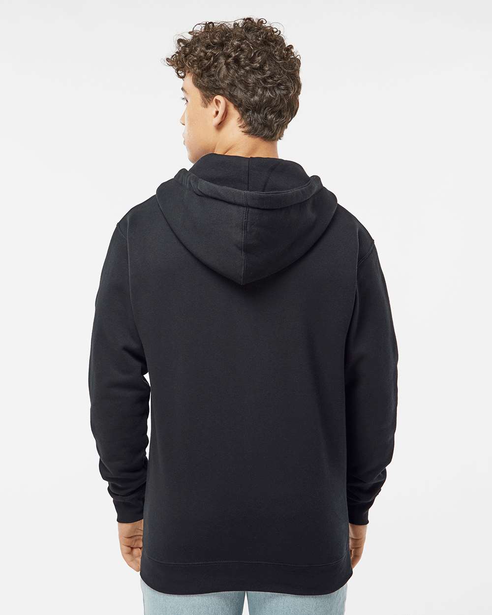 Independent Trading Co. Heavyweight Full-Zip Hooded Sweatshirt IND4000Z #colormdl_Black
