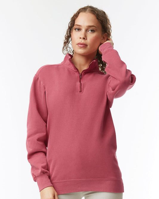 Comfort Colors Garment-Dyed Quarter Zip Sweatshirt 1580