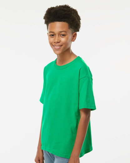M&O Youth Gold Soft Touch T-Shirt 4850 #colormdl_Irish Green