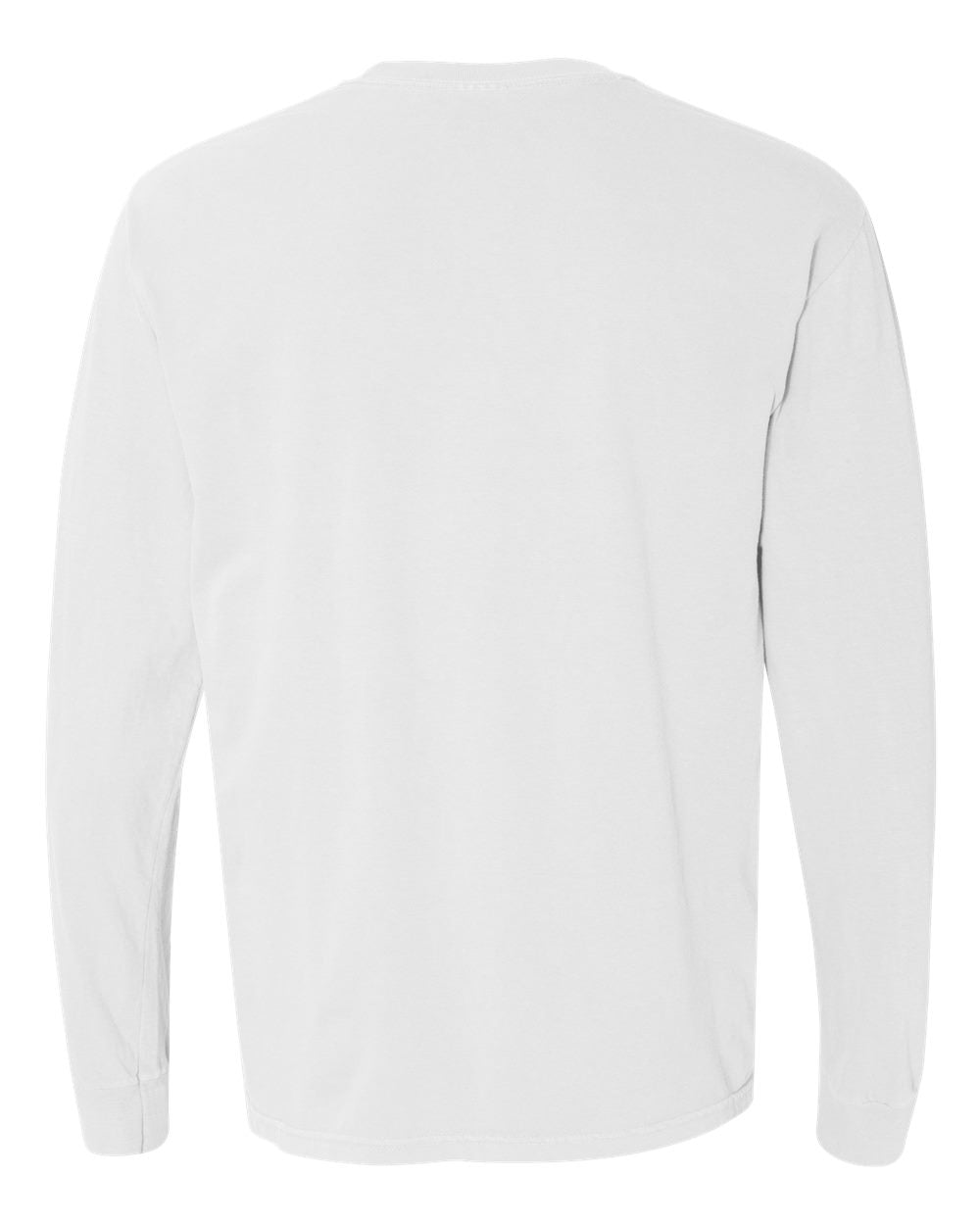 Comfort Colors Garment-Dyed Heavyweight Long Sleeve T-Shirt 6014 #color_White