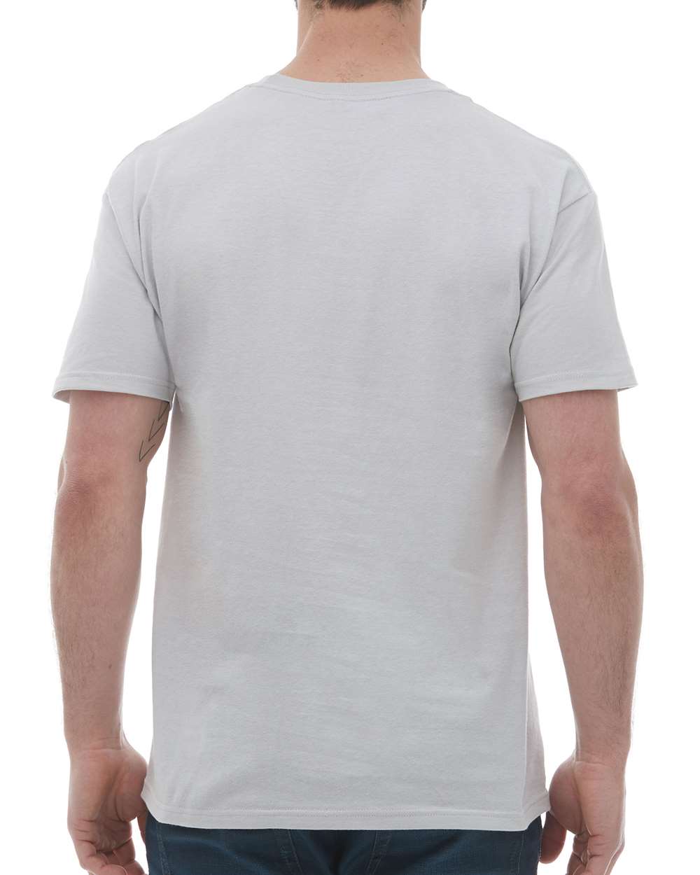 M&O Ring-Spun T-Shirt 5500 #color_Platinum