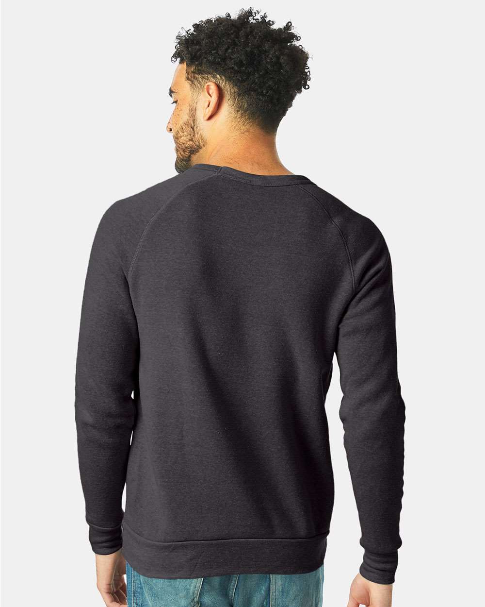 Alternative Champ Eco-Fleece Crewneck Sweatshirt 9575 #colormdl_Eco True Black
