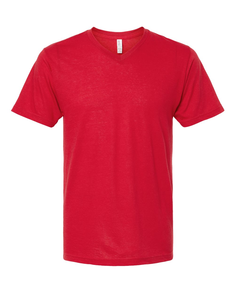 M&O Deluxe Blend V-Neck T-Shirt 3543 #color_Red