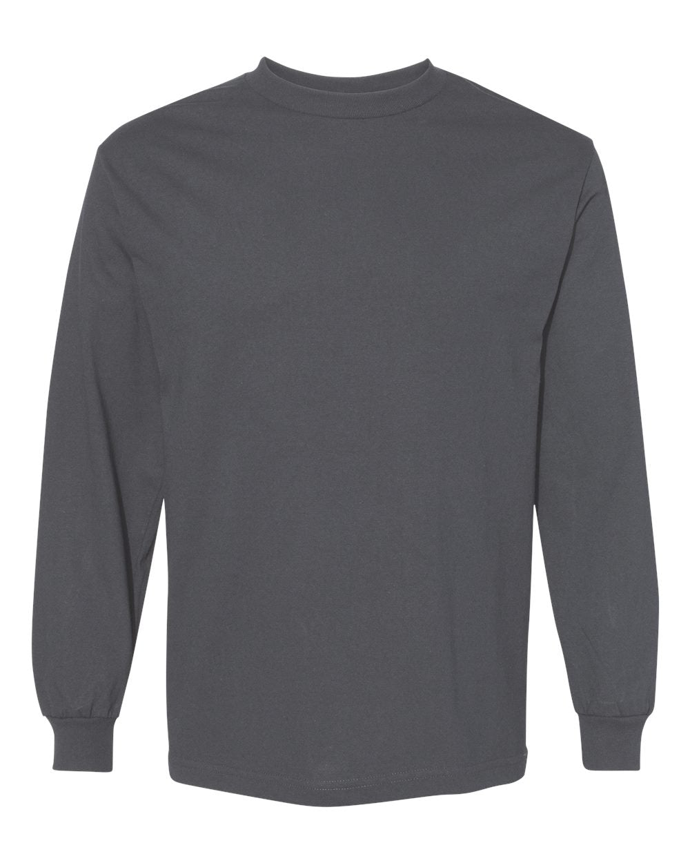 American Apparel Unisex Heavyweight Cotton Long Sleeve Tee 1304 #color_Charcoal