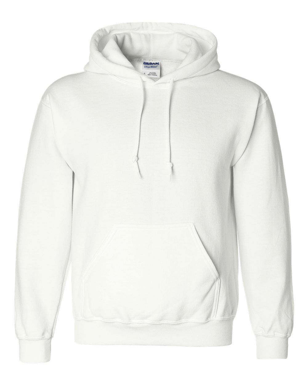 Gildan DryBlend® Hooded Sweatshirt 12500 #color_White