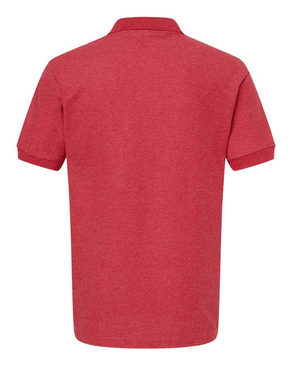 M&O Soft Touch Polo 7006 #color_Heather Red