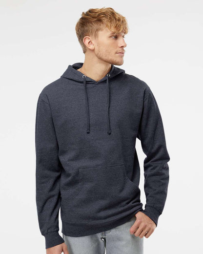 Independent Trading Co. Midweight Hooded Sweatshirt SS4500 #colormdl_Classic Navy Heather