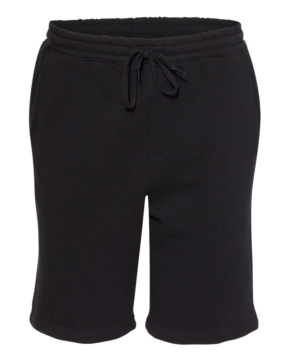 Independent Trading Co. Midweight Fleece Shorts IND20SRT #color_Black
