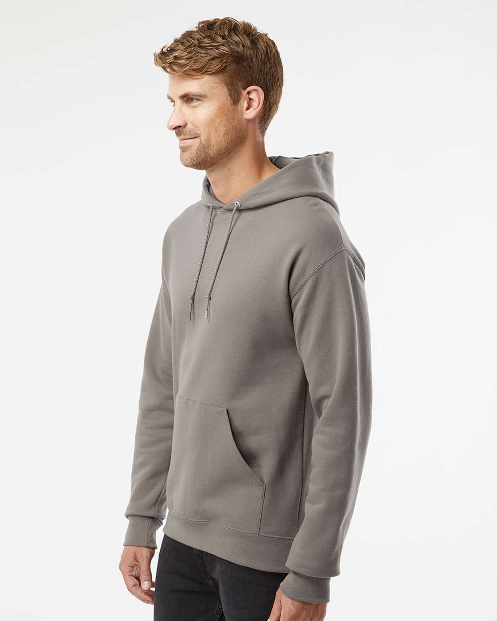 JERZEES NuBlend® Hooded Sweatshirt 996MR #colormdl_Rock