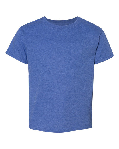 Gildan DryBlend® Youth T-Shirt 8000B #color_Heather Sport Royal