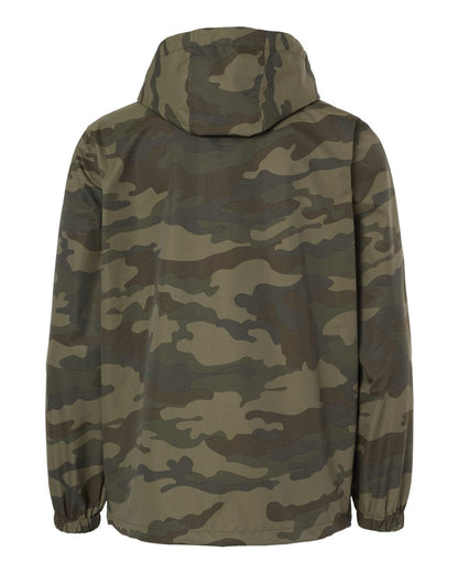 Independent Trading Co. Nylon Anorak EXP94NAW #color_Forest Camo
