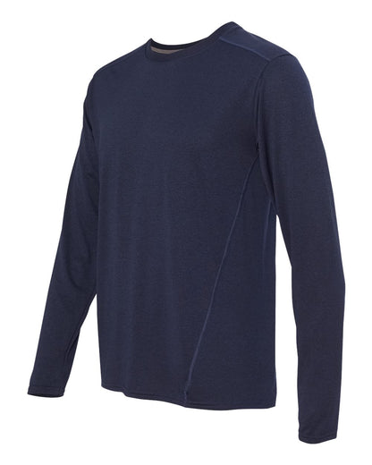 Gildan Performance® Tech  Long Sleeve T-Shirt 47400 #color_Marbled Navy