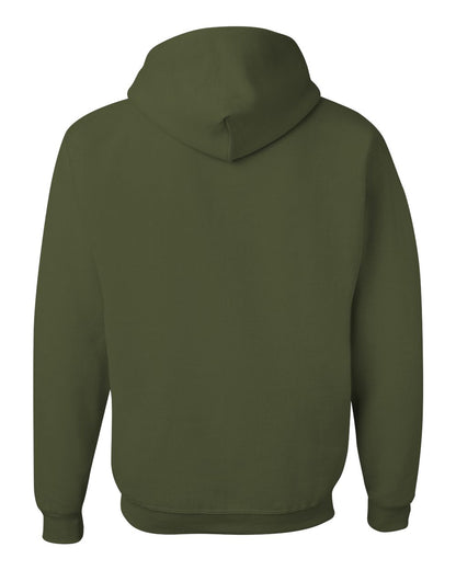 JERZEES NuBlend® Hooded Sweatshirt 996MR #color_Military Green