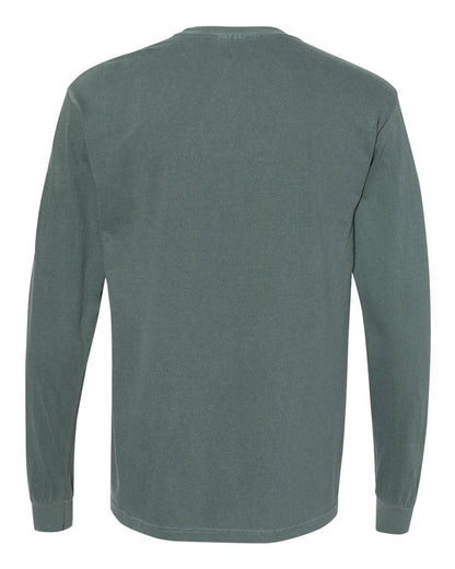 Comfort Colors Garment-Dyed Heavyweight Long Sleeve T-Shirt 6014 #color_Blue Spruce