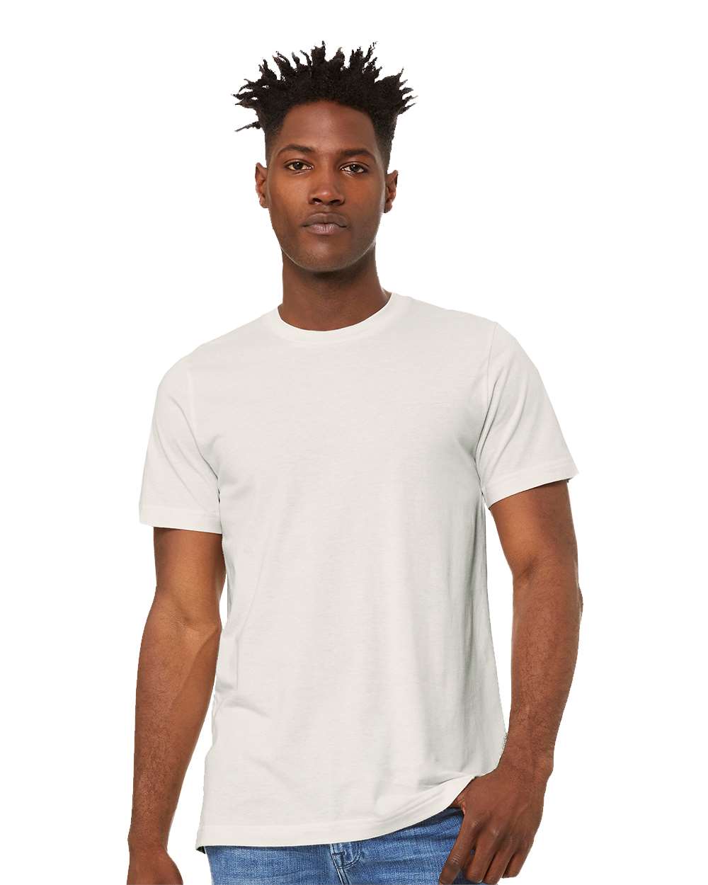 mdl Vintage White Color BELLA + CANVAS Unisex Jersey Tee 