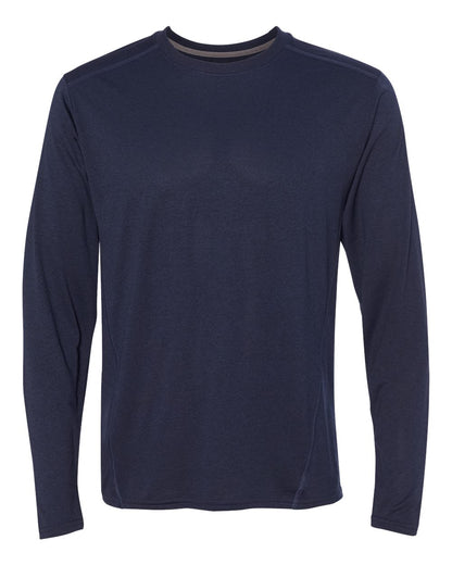 Gildan Performance® Tech  Long Sleeve T-Shirt 47400 #color_Marbled Navy