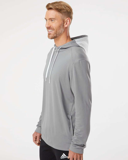 Adidas A530 Textured Mixed Media Hooded Sweatshirt #colormdl_Grey Three