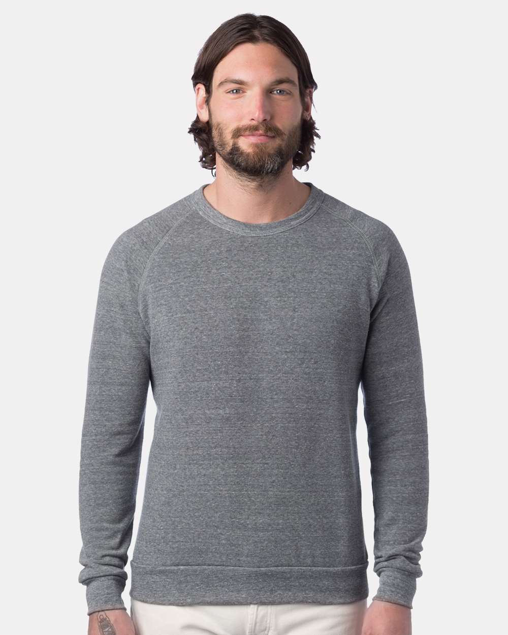 Alternative Champ Eco-Fleece Crewneck Sweatshirt 9575 #colormdl_Eco Grey