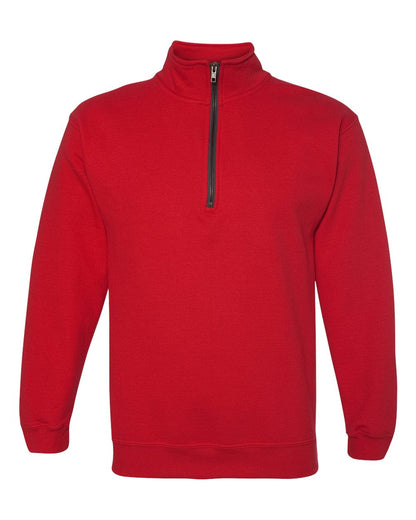 Gildan Heavy Blend™ Vintage Quarter-Zip Sweatshirt 18800 #color_Red