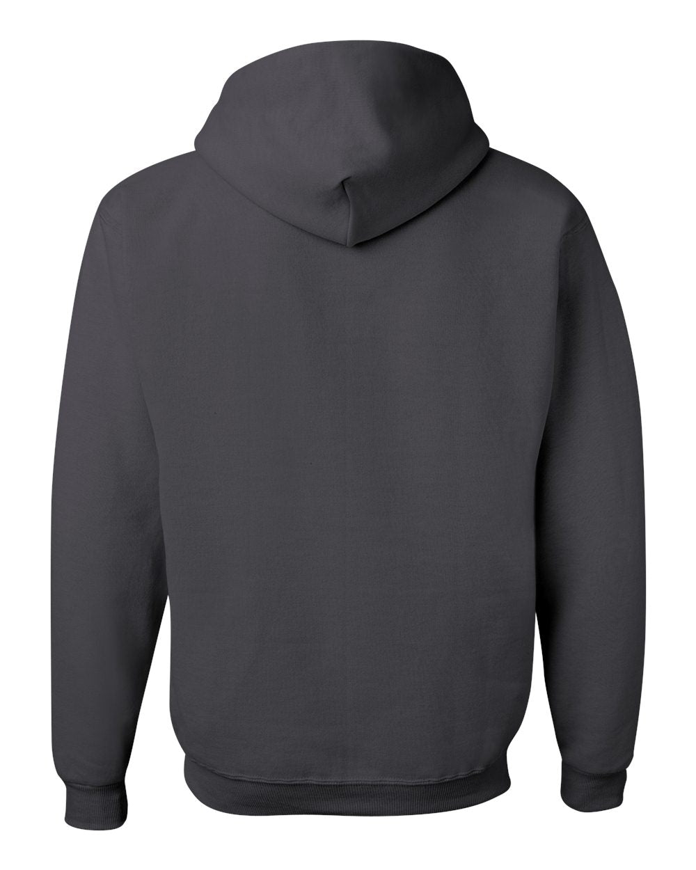 JERZEES NuBlend® Hooded Sweatshirt 996MR #color_Charcoal Grey