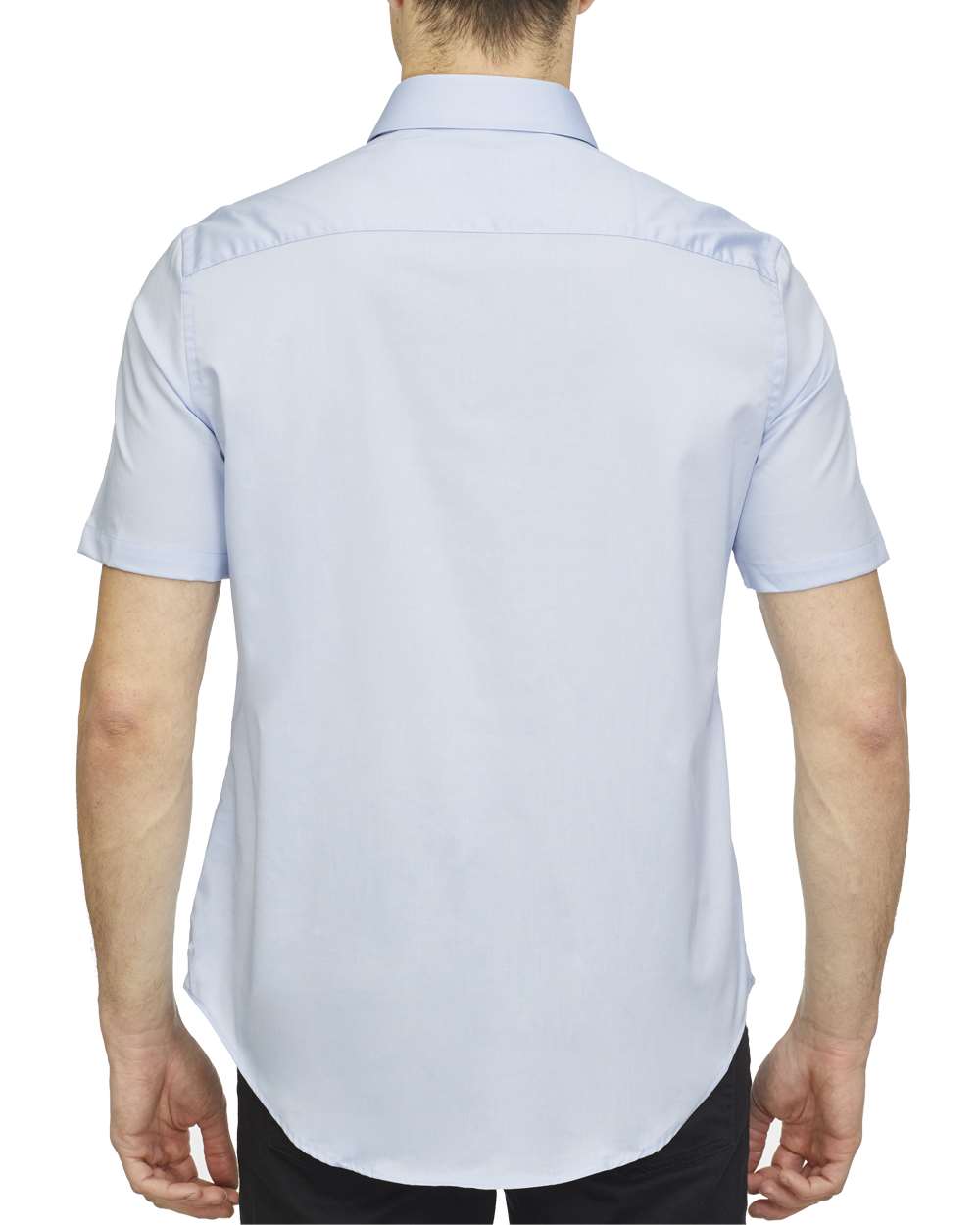 Van Heusen Slim-Fit Twill Shirt 18CV317 #color_English Blue