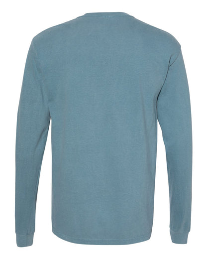 Comfort Colors Garment-Dyed Heavyweight Long Sleeve T-Shirt 6014 #color_Ice Blue