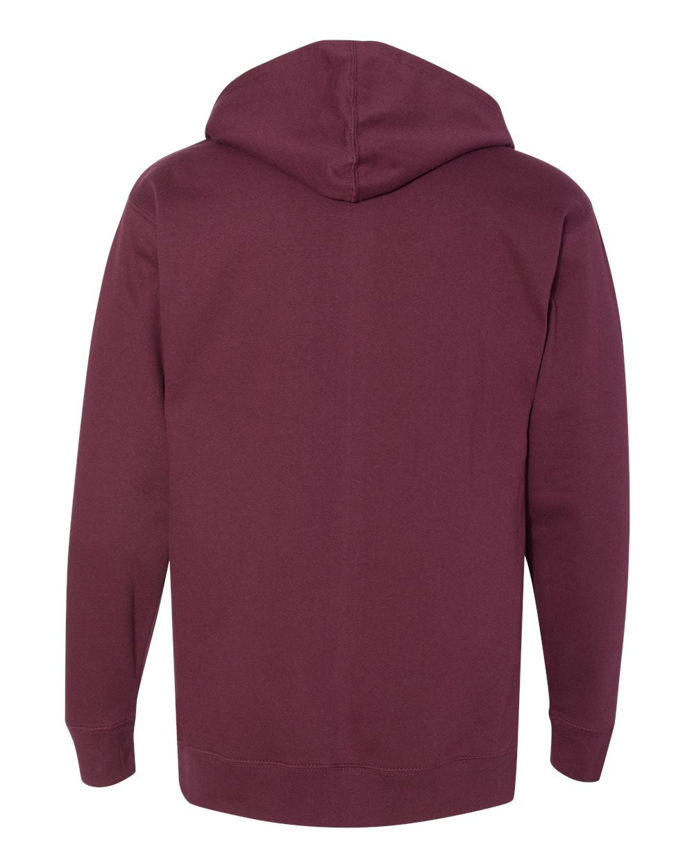Independent Trading Co. Midweight Hooded Sweatshirt SS4500 #color_Maroon