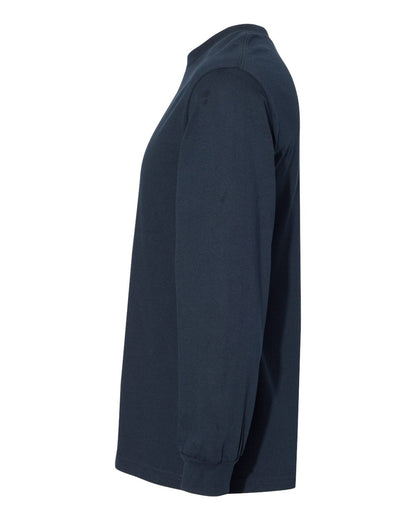 American Apparel Unisex Heavyweight Cotton Long Sleeve Tee 1304 #color_True Navy