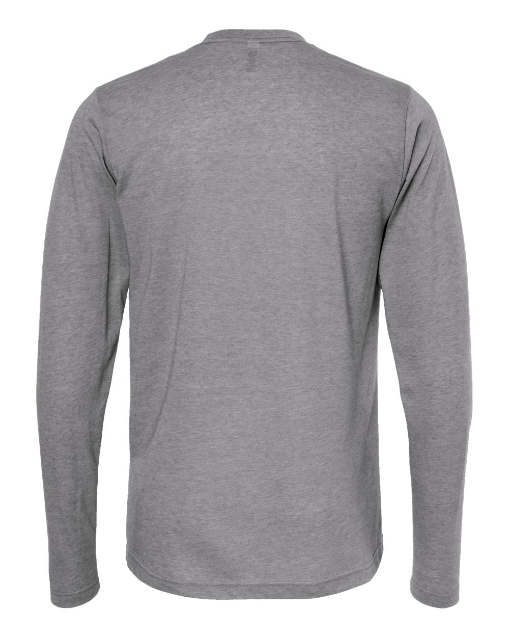M&O Poly-Blend Long Sleeve T-Shirt 3520 #color_Heather Grey