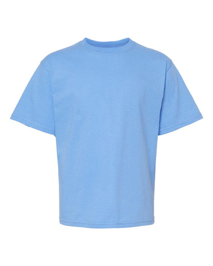M&O Youth Gold Soft Touch T-Shirt 4850 #color_Carolina Blue