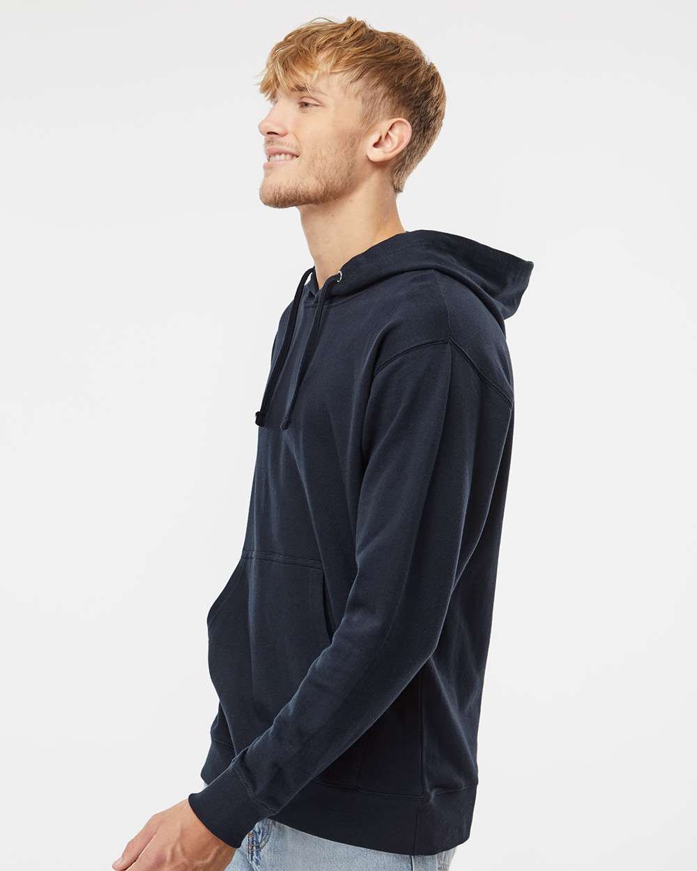 Independent Trading Co. Midweight Hooded Sweatshirt SS4500 #colormdl_Classic Navy