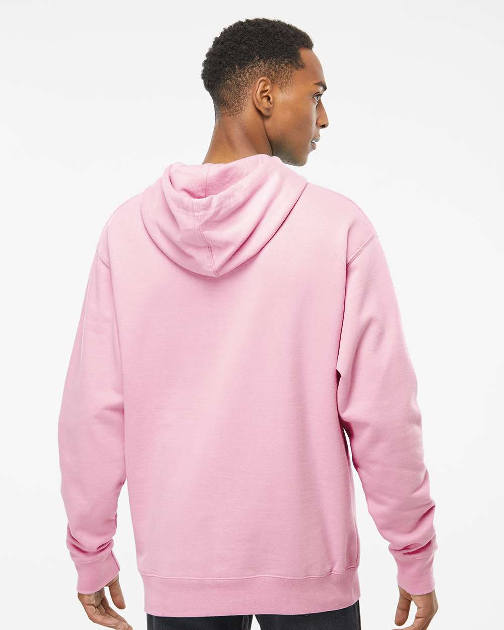 Independent Trading Co. Midweight Hooded Sweatshirt SS4500 #colormdl_Light Pink