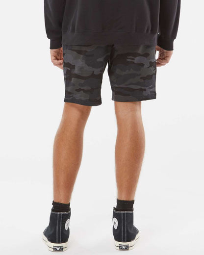 Independent Trading Co. Midweight Fleece Shorts IND20SRT #colormdl_Black Camo