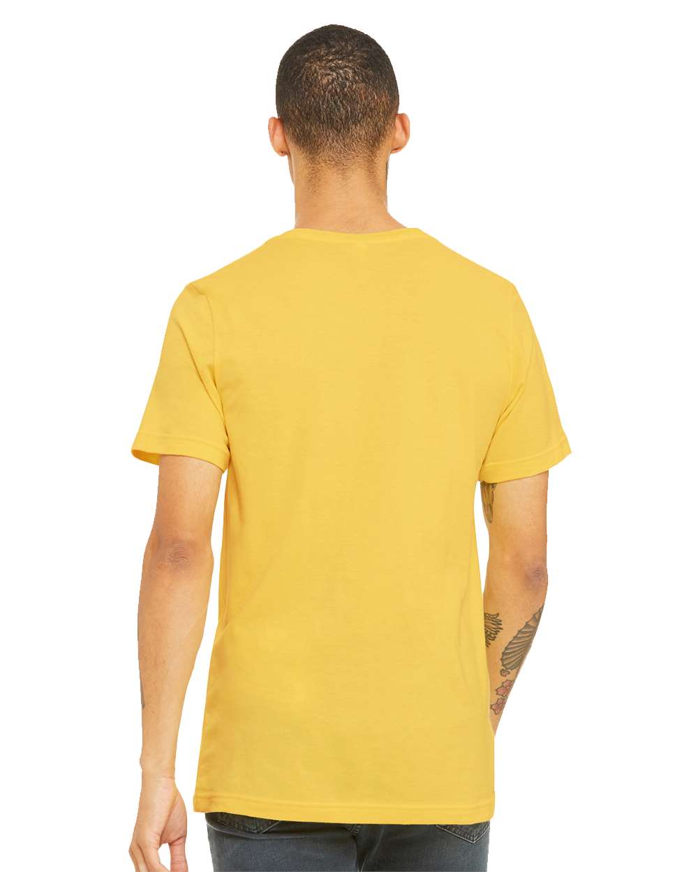 mdl Yellow Color BELLA + CANVAS Unisex Jersey Tee 