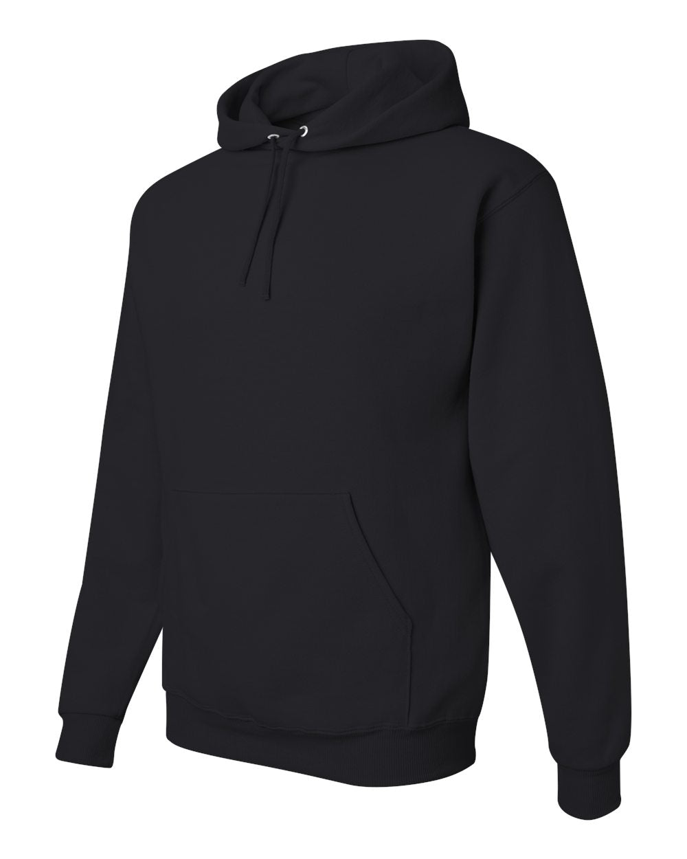 JERZEES NuBlend® Hooded Sweatshirt 996MR #color_Black