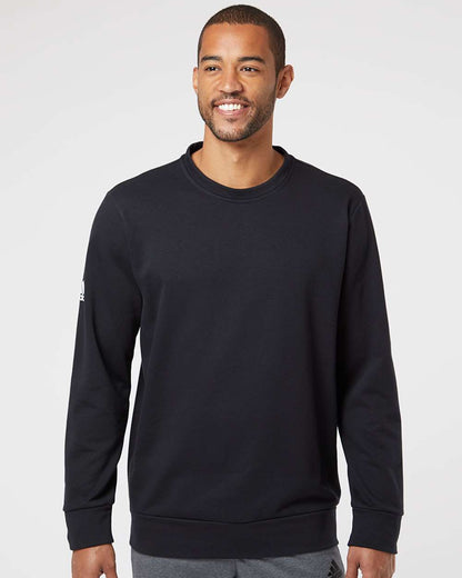 Adidas A434 Fleece Crewneck Sweatshirt #colormdl_Black