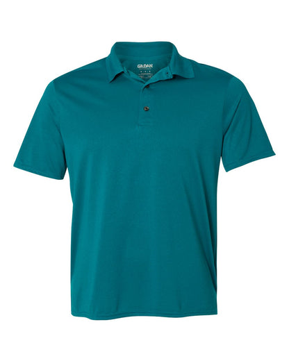 Gildan Performance® Jersey Polo 44800 #color_Marbled Galapagos Blue