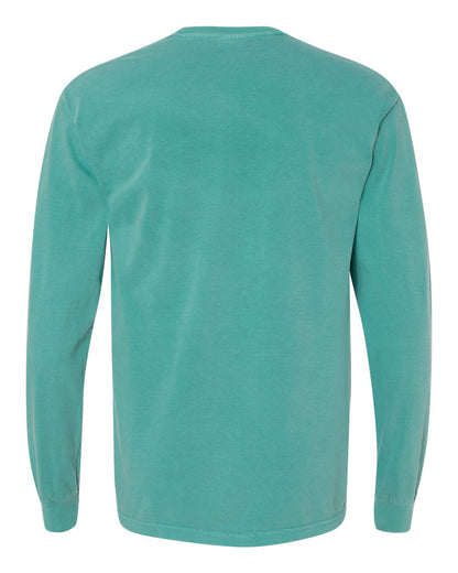 Comfort Colors Garment-Dyed Heavyweight Long Sleeve T-Shirt 6014 #color_Seafoam