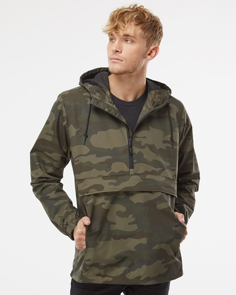 Camo deals windbreaker wholesale