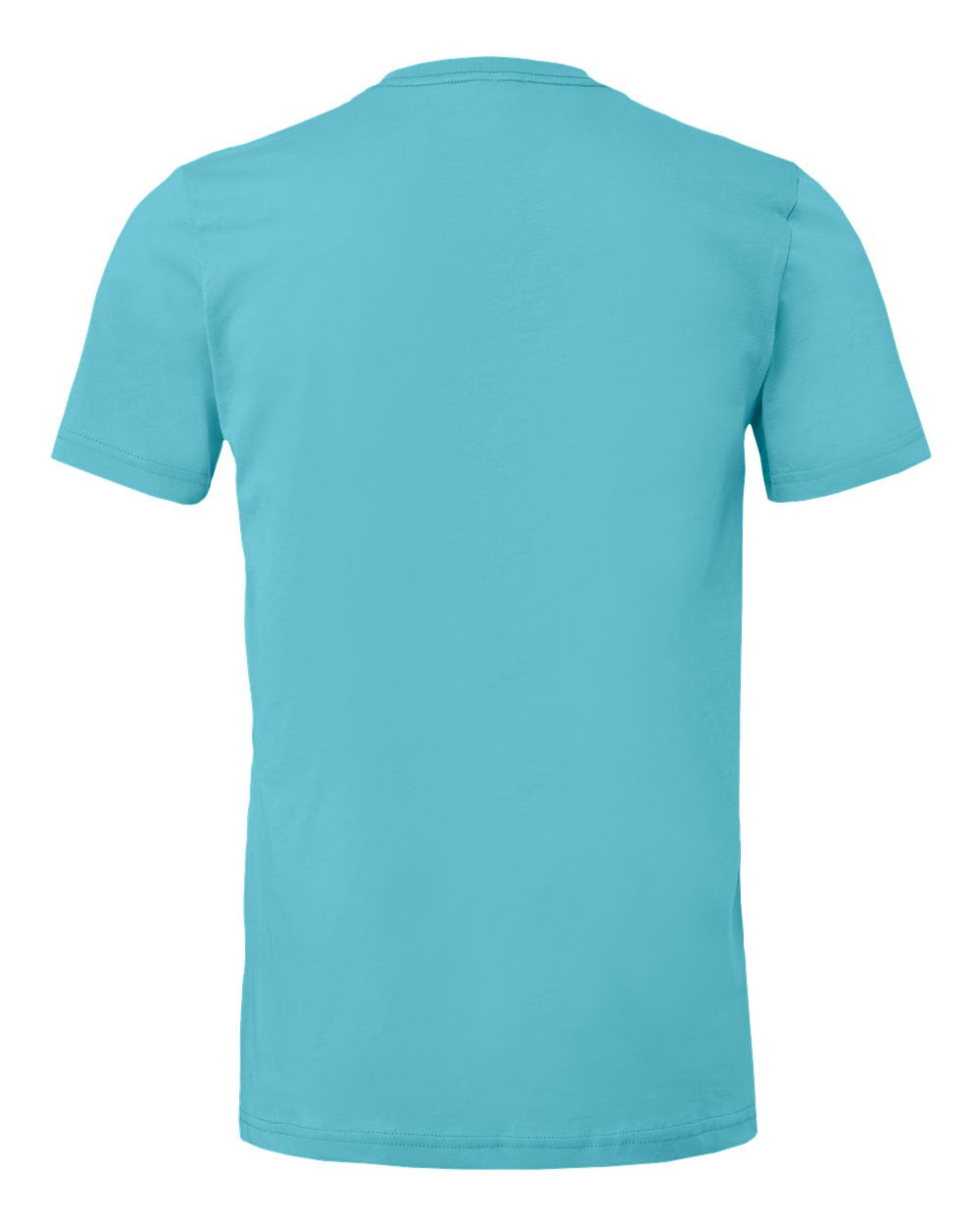 Turquoise Color BELLA + CANVAS Unisex Jersey Tee 