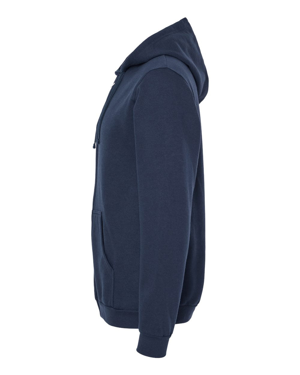 M&O Unisex Zipper Fleece Hoodie 3331 #color_Navy