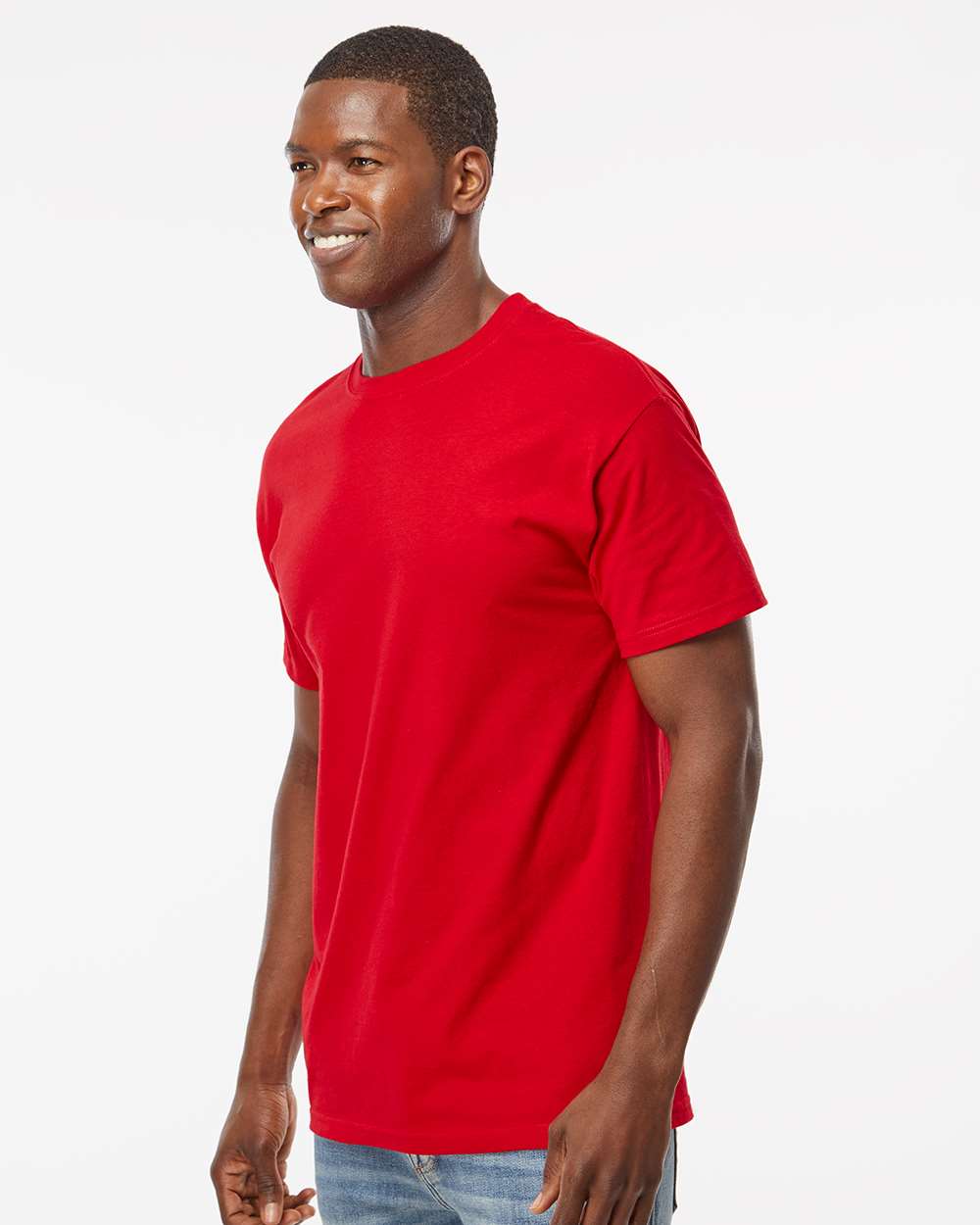 M&O Ring-Spun T-Shirt 5500 #colormdl_Deep Red