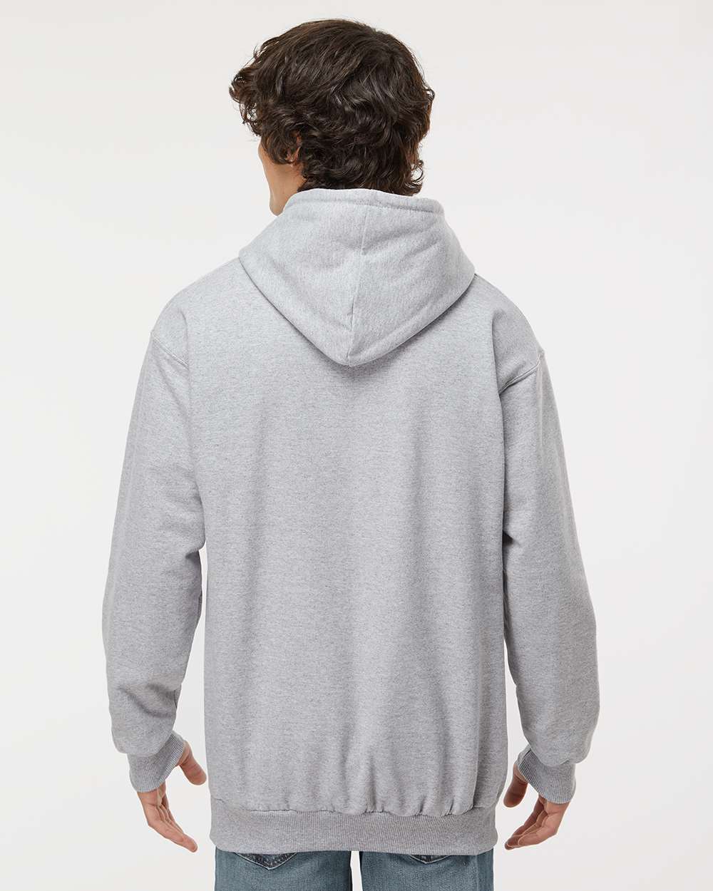 King Fashion Two-Tone Hooded Sweatshirt KF9041 #colormdl_Sport Grey/ Black