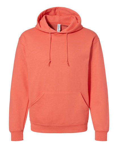 JERZEES NuBlend® Hooded Sweatshirt 996MR #color_Sunset Coral