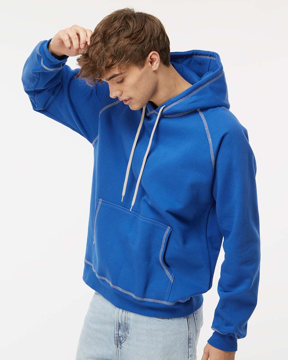 King Fashion Extra Heavy Hooded Pullover KP8011 #colormdl_Royal Blue