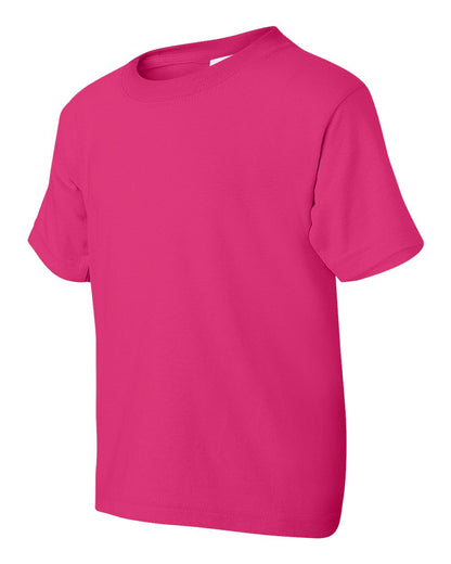 Gildan DryBlend® Youth T-Shirt 8000B #color_Heliconia