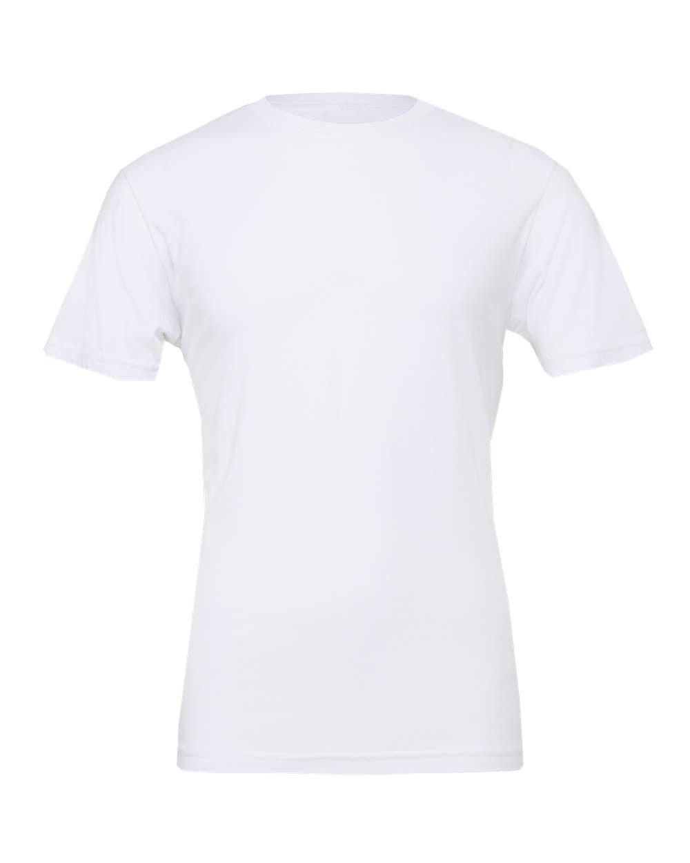 White Color BELLA + CANVAS Unisex Jersey Tee 