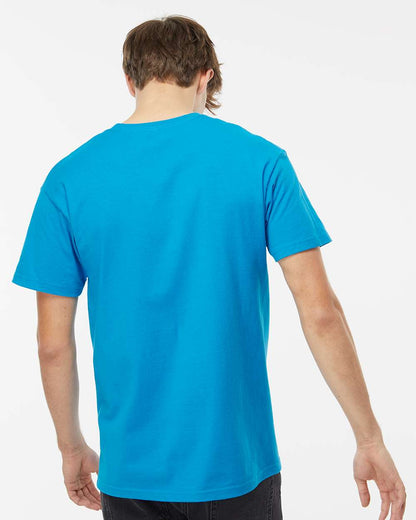 M&O Ring-Spun T-Shirt 5500 #colormdl_Sapphire