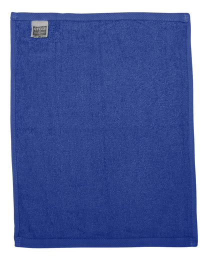 Q-Tees Hemmed Fingertip Towel T600 #color_Royal